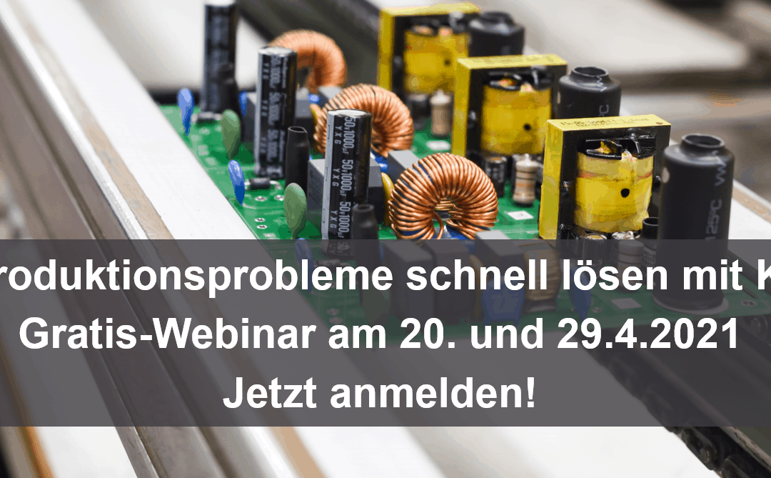 Gratis-Webinar Produktionsprobleme schnell lösen mit KI