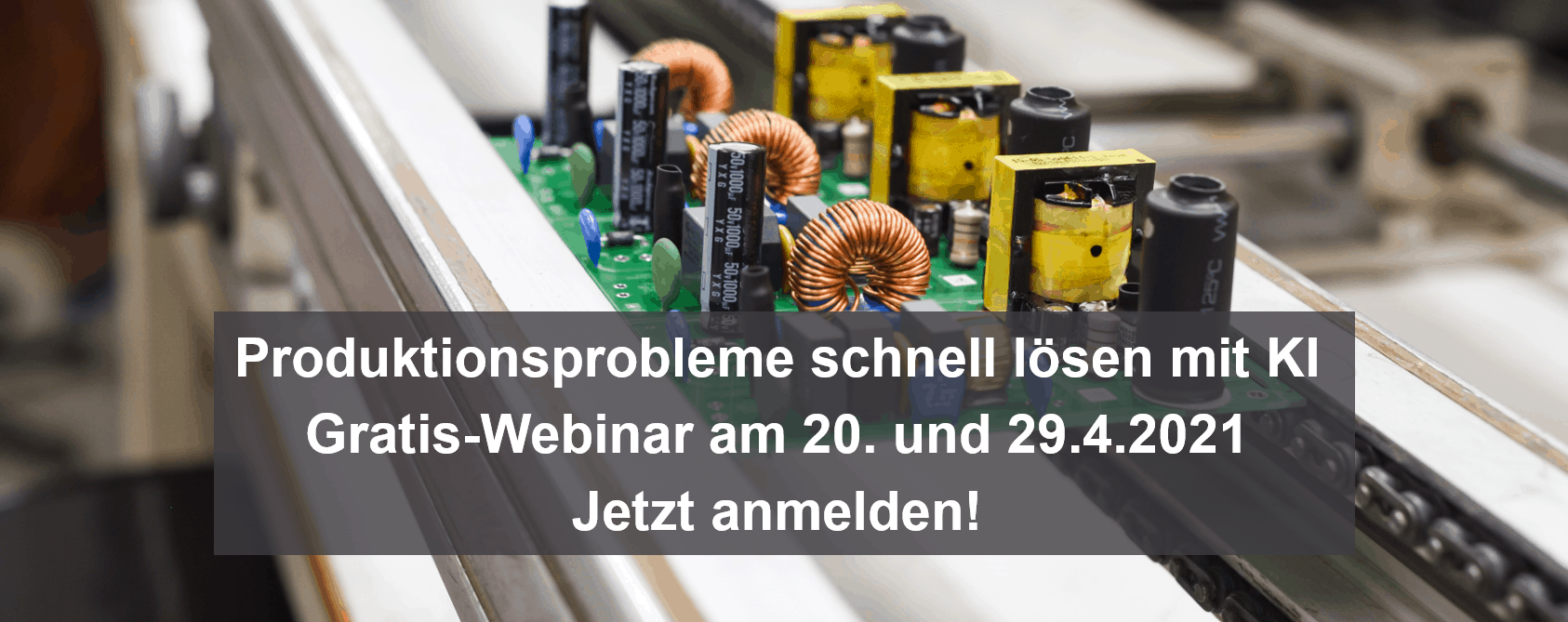 Gratis-Webinar Produktionsprobleme schnell lösen mit KI