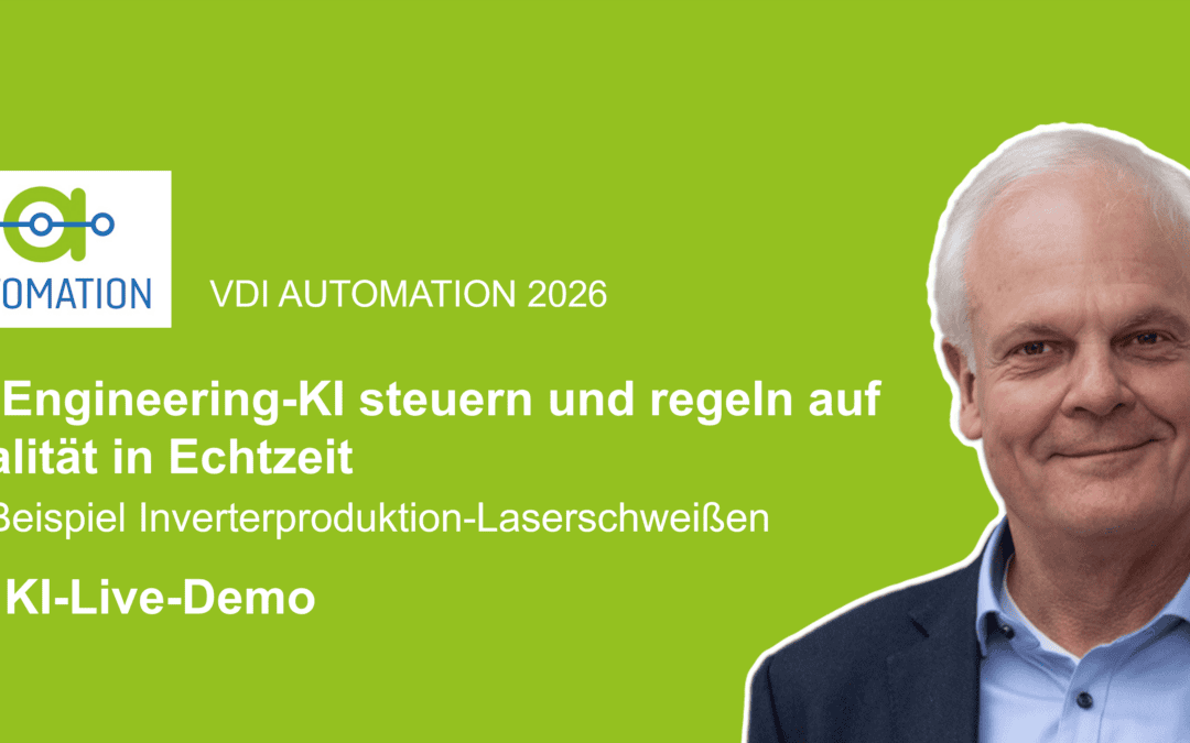 Automation 2026-Logo mit Porträt Frank Thurner und Vortragstitel
