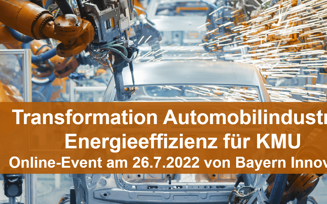 Energieeffizienz bei der Transformation Automobilindustrie – online-Event