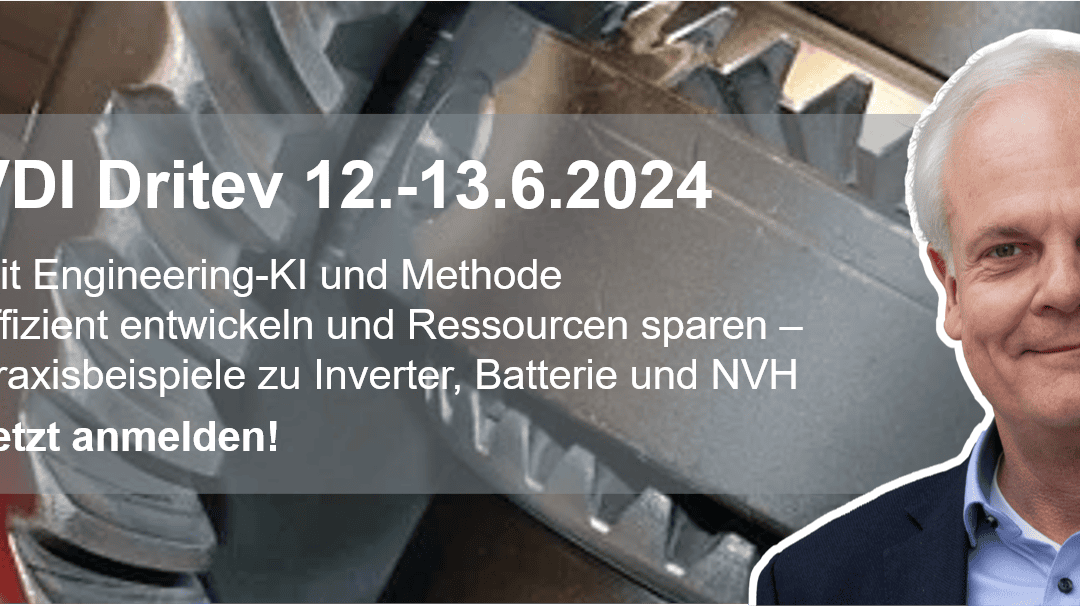 VDI-Kongress Dritev 2024 – Innovationen beim elektrifiziertem Antriebsstrang