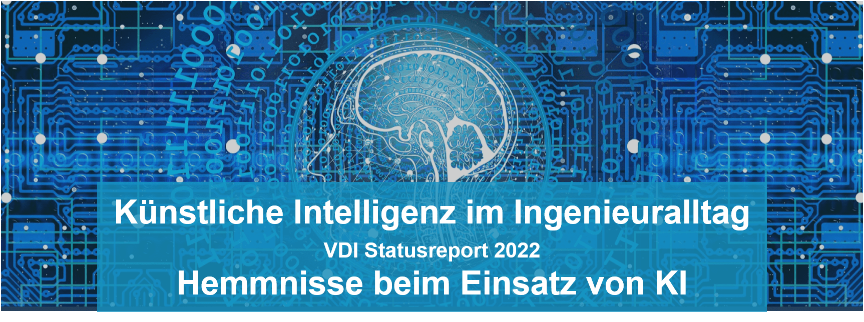 VDI-Report Künstliche Intelligenz im Ingenieuralltag