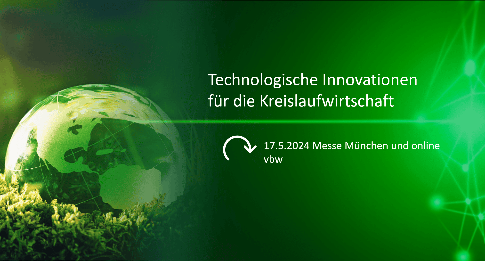 vbw-Veranstaltung: Technologische Innovationen für die Kreislaufwirtschaft am 17.5.2024
