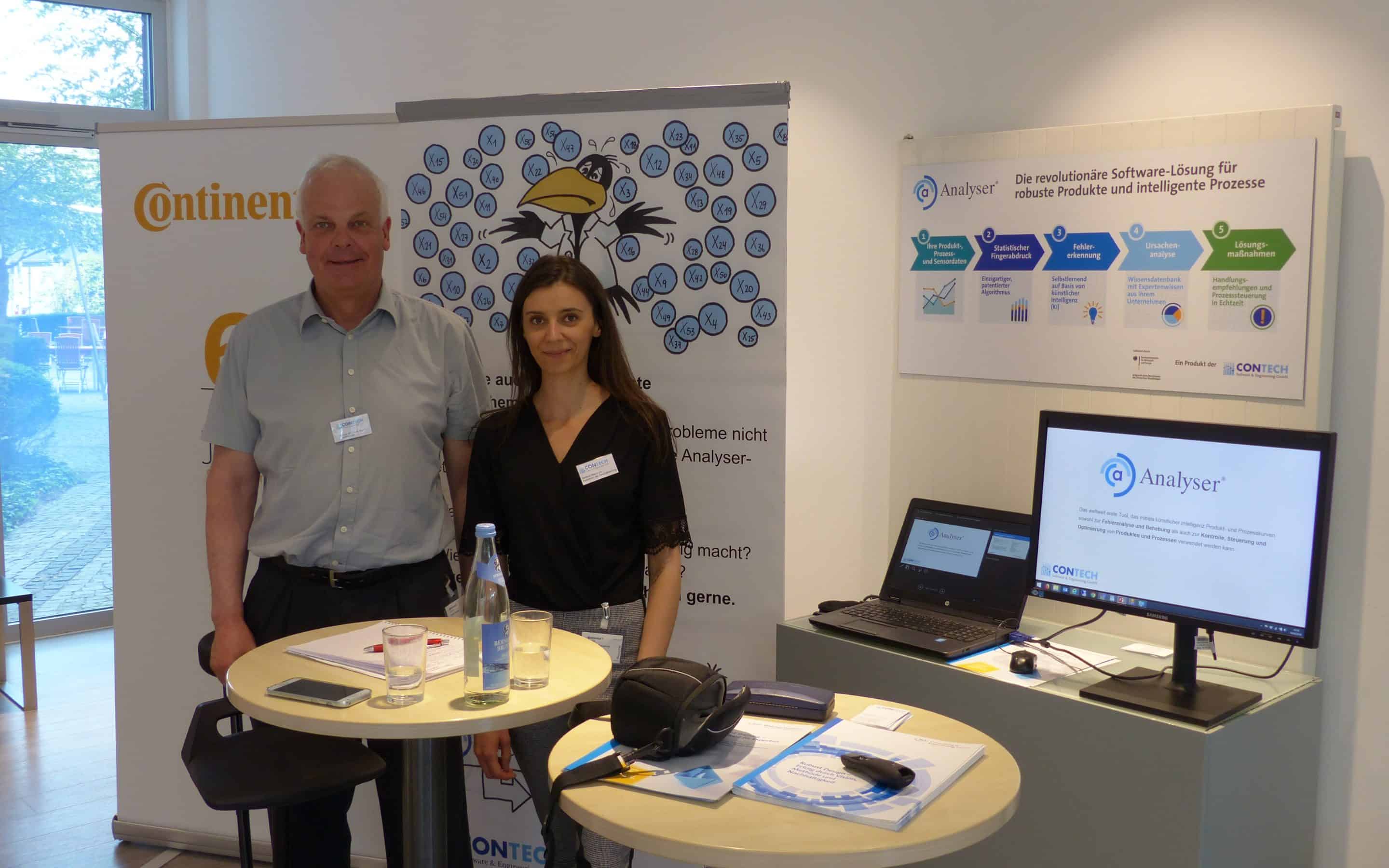 Contech als Aussteller der internationalen Technologietagung der Continental Juni 2019