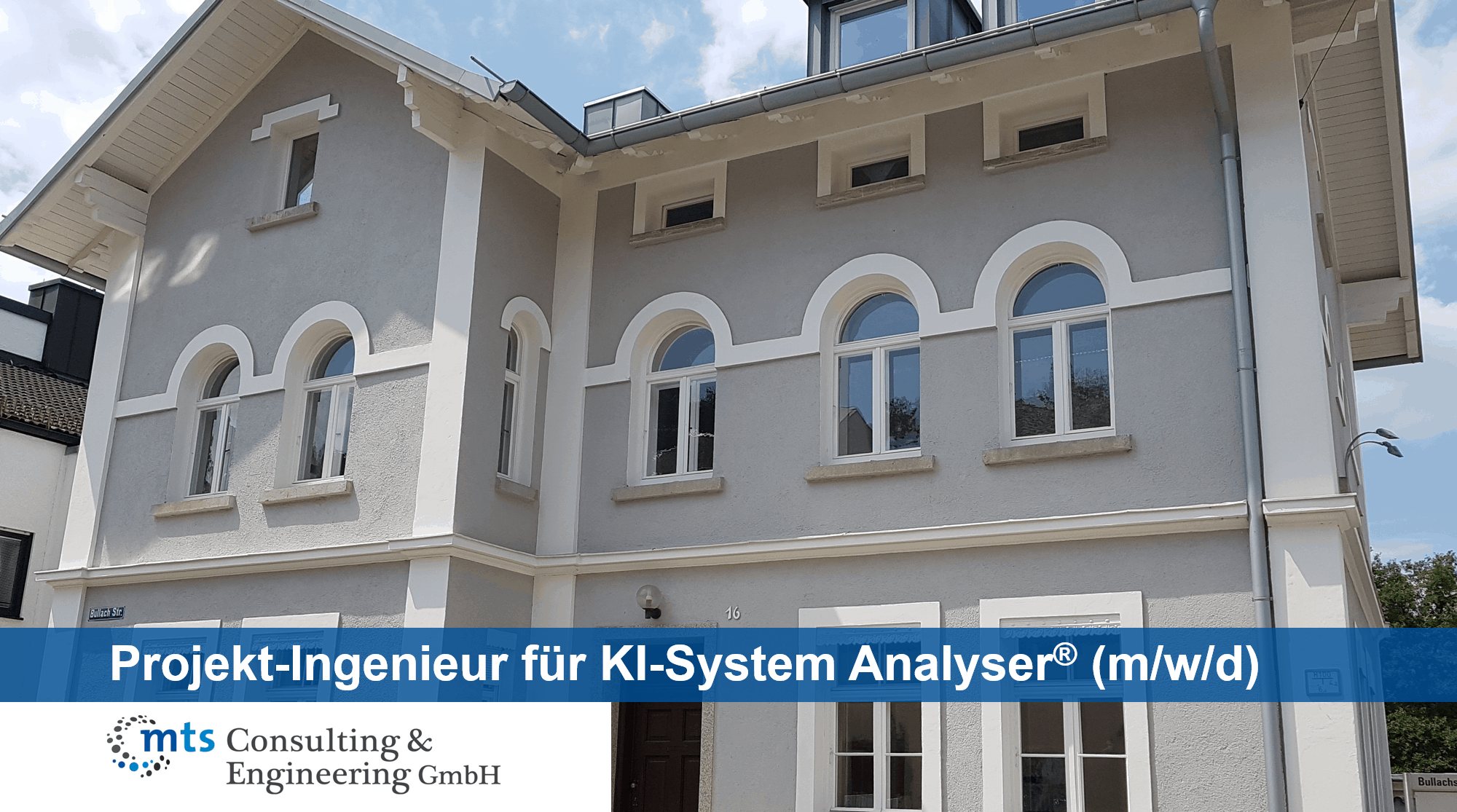 Projekt-Ingenieur für KI-System Analyser® (m/w/d)